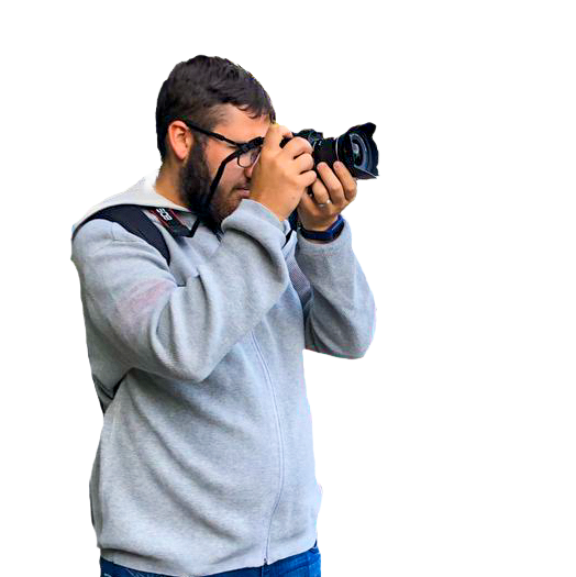 Joscha Müller beim Fotografieren